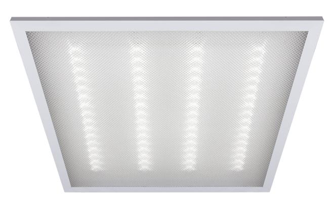 Светильник светодиодный ДВО-6002 Призма 36Вт 6500К IP40 595х595х19 ДВО/ДПО рассеив. V2 негорюч.; панель ФАZА 5033870A