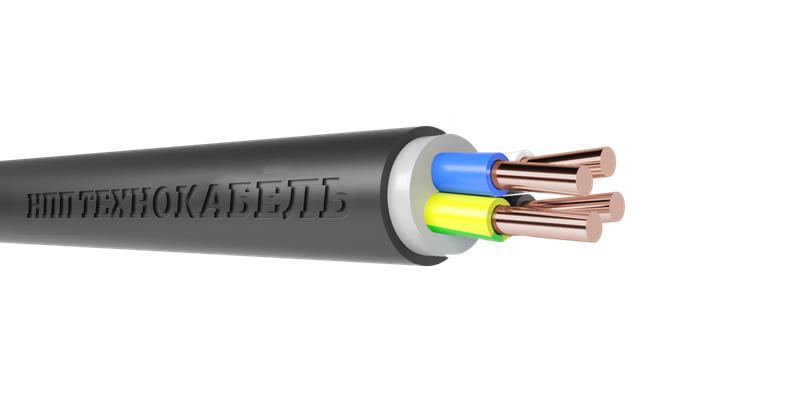 Кабель ППГнг(А)-HF 4х6 ОК (N) 0.66кВ (м) Технокабель 00-00148265
