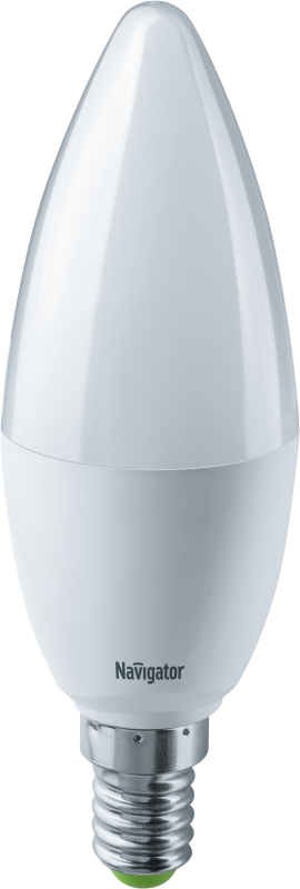 Лампа светодиодная 94 491 NLL-C37-7-230-2.7K-E14-FR 7Вт свеча 2700К тепл. бел. E14 525лм 176-264В Navigator 94491