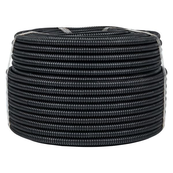 Труба гофрированная ПНД d16мм с протяжкой черн. (уп.100м) Plast PROxima EKF tpnd-16