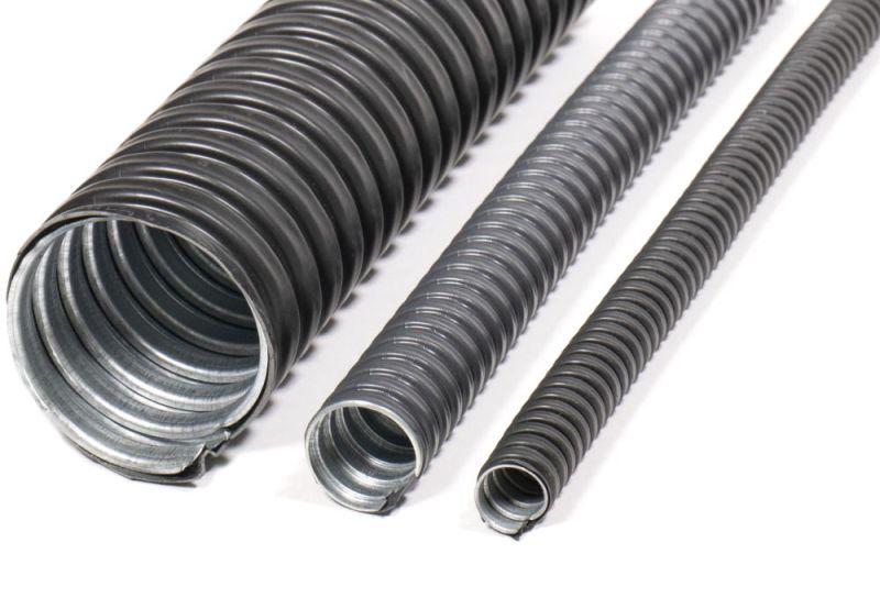 Металлорукав в ПВХ изоляции МРПИ НГ 50 d50мм без протяжки (уп.20м) ГОФРОМАТИК zeta42217
