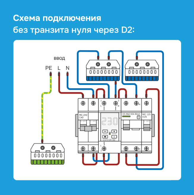 Реле напряжения Welrok D2 - 32 A - Реле напряжения Welrok D2-32