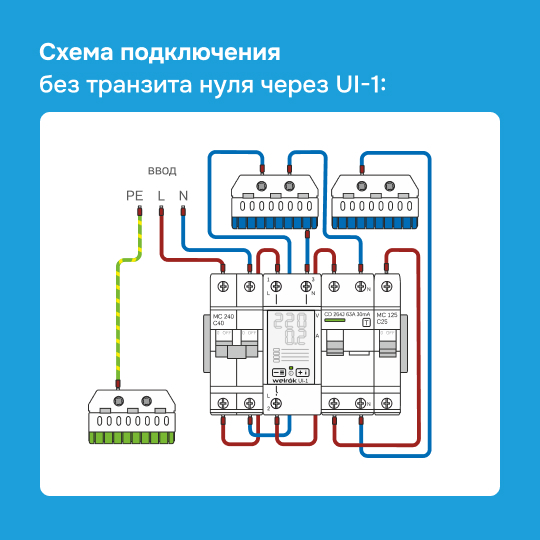 Вольтамперметр Welrok UI-1 red