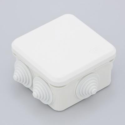 Коробка распределительная ОП 70х70х40мм 7 вводов IP55 бел. Ruvinil 67030Б